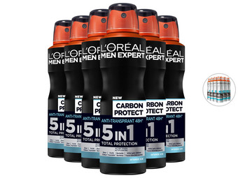 6x L’Oréal Paris Men Expert Deodorant Spray