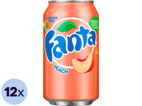12x napój Fanta Peach | 355 ml