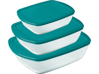 Pyrex Cook & Store Dosen | 3-tlg. | eckig