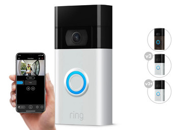 Dzwonek do drzwi Ring Video 2 generacji | Wi-Fi | recertyfikowany
