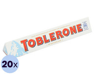 20x Toblerone weiße Schokolade | 100 g