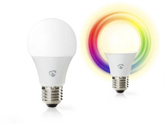 2x Nedis LED-Leuchtmittel WLAN | RGB | E27