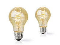 2x Nedis SmartLife Filam. LED Lamp E27