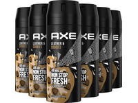 6x dezodorant Axe Leather & Cookies | 150 ml