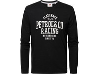 Petrol Classic Print Longsleeve Shirt | Heren