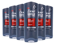 6x 250 ml Dove Men Skin Defence Shower
