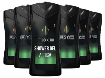 6x Axe Africa Duschgel | Energy Boost | je 250 ml