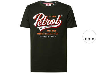 Petrol Classic Print T-Shirt | Heren