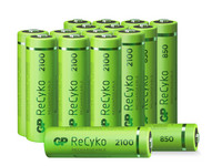 16x GP Oplaadbare ReCyko AAA en AA-Batterijen
