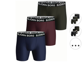 3x Bjorn Borg Performance Boxershorts