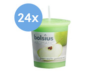 24x Bolsius Green Apple Duftkerze
