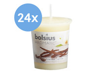 24x Bolsius Vanilla Duftkerze