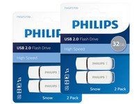 4x Philips 32 GB USB 2.0 Stick Snow