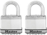 2x Master Lock Hangsloten Excell | 50mm