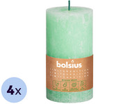 4x świeca Bolsius Rustiek Water | Ø 6,8 x 13 cm