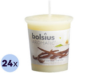 24x Bolsius Vanilla Duftkerze