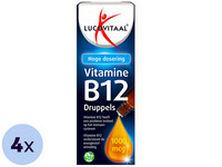 4x krople Lucovitaal Vitamine  B12 | 50 ml