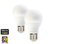2x Integral LED WarmTone Lamp | 9,5 W | E27