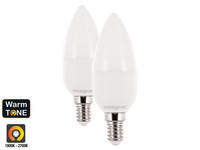 2x żarówka Integral LED WarmTone | 6 W | E14