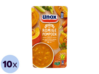 10x Unox Romige Pompoensoep | 570 ml