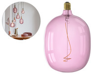 Calex Avesta Quartz Pink Ledlamp | Dimbaar