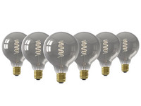 6x Calex Globe LED-Birne | E27 | dimmbar