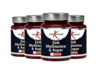 4x 60 Lucovitaal Zink, Methionine & Koper Tabs