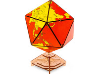 Eco-Wood-Art Globus | Rot