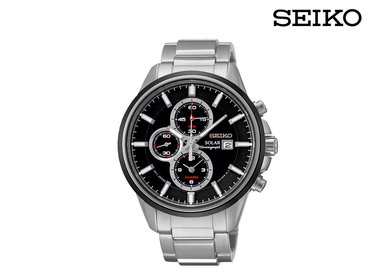 seiko solar alarm chronograph