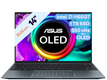 Asus 14″ OLED Zenbook | Intel i7 | 16 GB| 1 TB SSD | QWERTY | UX5401EA-L7106W