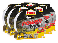 6x Pattex Power Tape | 25 m | Grau