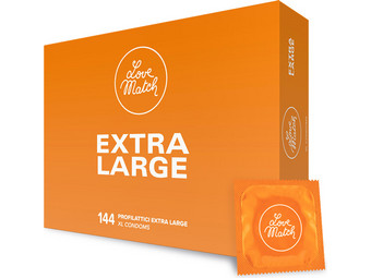 144x Love Match Extra Large Kondome