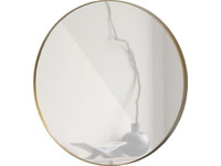 WOOOD Doutzen Spiegel Metaal Goud | Ø 80 x 5 cm