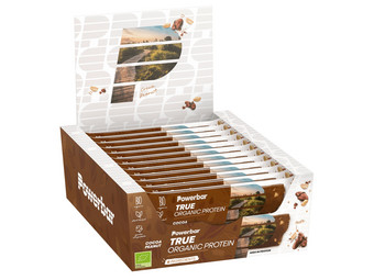 32x Powerbar Bio Kakao-Erdnuss-Proteinriegel