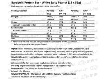 12x Barebells White Salty Peanut