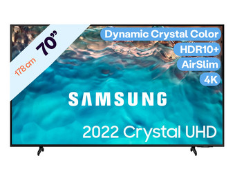 Samsung 70″ Crystal 4K UHD LCD TV | 2022 | UE70BU8000KXXN