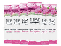 6x Therme Saigon Pink Lotus Massageolie | 125 ml