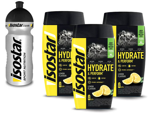3x Isostar Hydrate & Perform 560 g | Bidon - Internet's Best Online Offer Daily - iBOOD.com