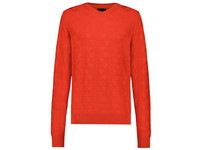 TwinLife Struktur Crew Herrenpullover | Rot