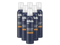 6x Gillette Pro Shave Mousse Sensitive | 240ml