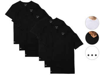 6x Lacoste Basic T-Shirt | Ronde of V-Hals