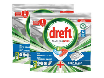 144x kapsułka do zmywarki Dreft Platinum Plus Deep Clean