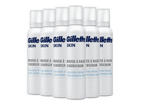 6x Gillette Skin Ultra Sensitive Rasierschaum