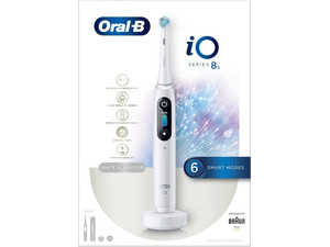 Oral-B iO8S elektrische Zahnbürste | Weiß