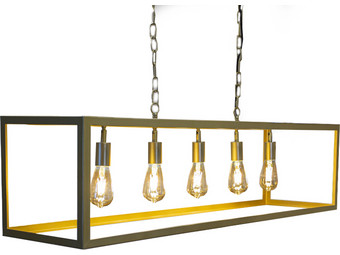 Ontwarren Drank erven Vince Design Hanglamp Goldfield | 5 Lampen - Internet's Best Online Offer  Daily - iBOOD.com
