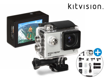 Kitvision Escape 4KW Action Cam Incl. Accessories
