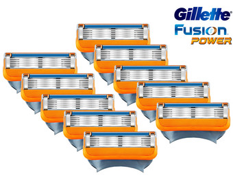 10x Gillette Fusion Power Scheermesje