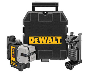 DeWALT DW089K Selbstnivellierender Multilinien-Laser | 3 Linien
