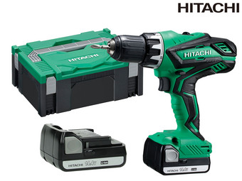 Hitachi cordless drill screwdriver 14.4 V | 1.5 Ah