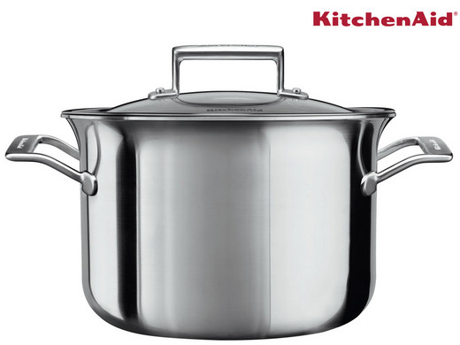 KitchenAid Kookpan met Glazen | - Best Online Offer Daily - iBOOD.com